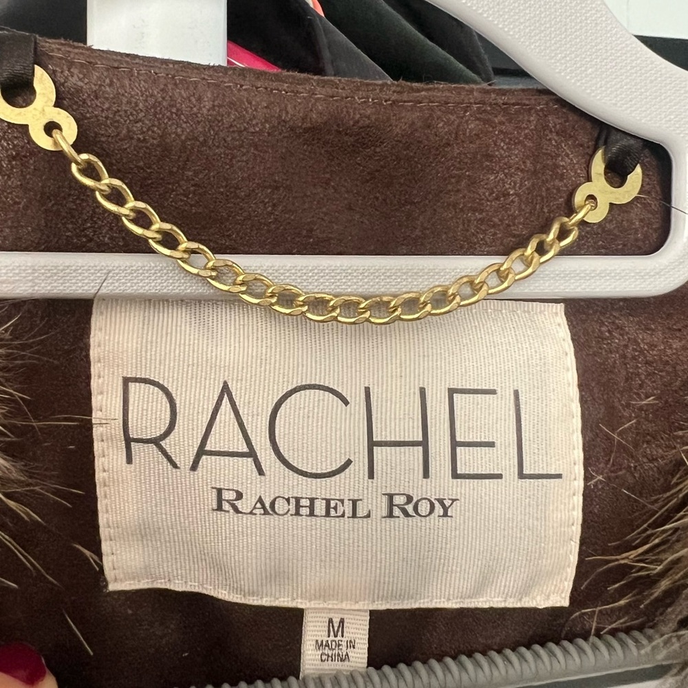 RACHEL by rachel Roy faux fur vest